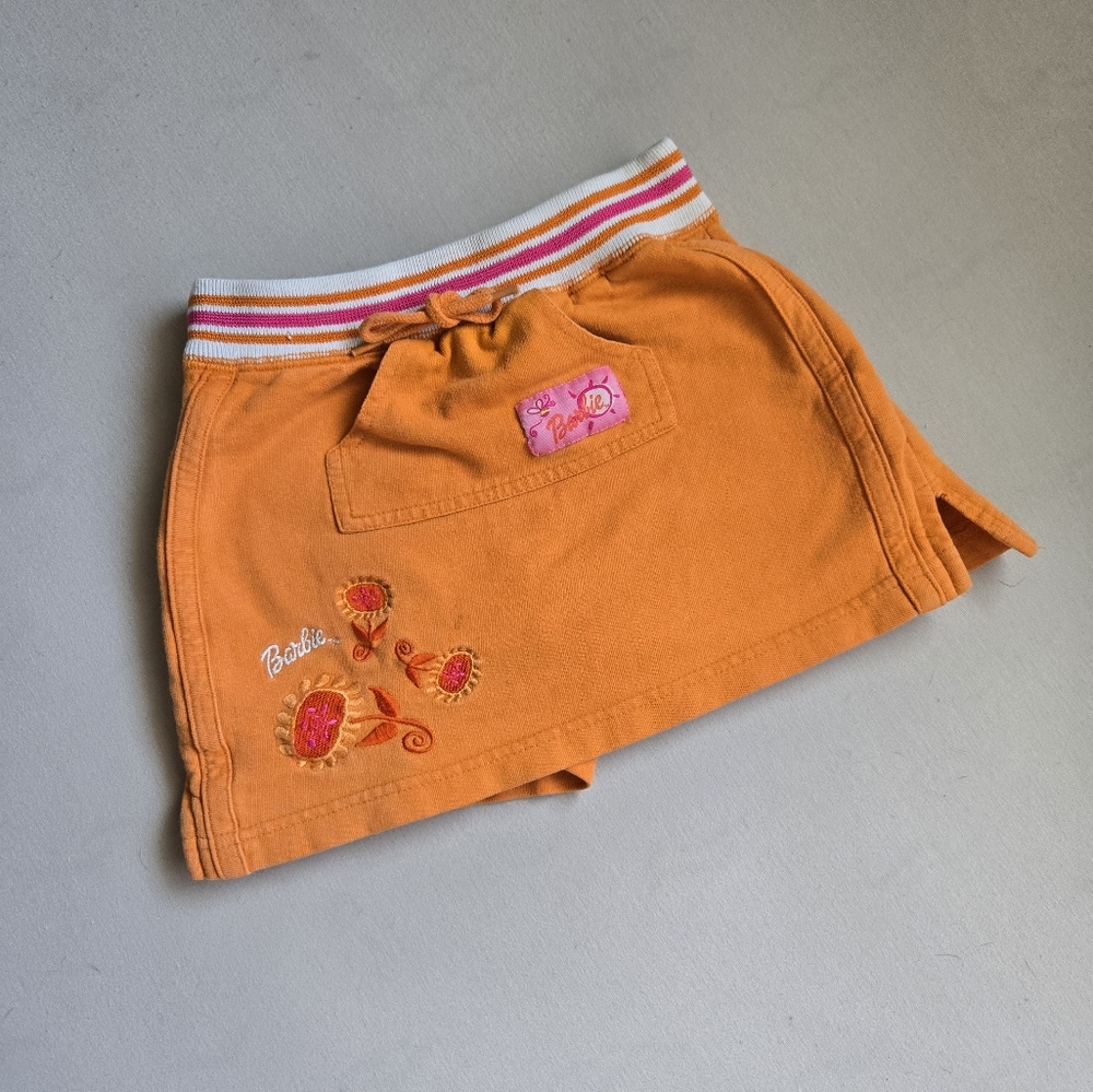 Y2K 2002 Barbie Embroidered Skort